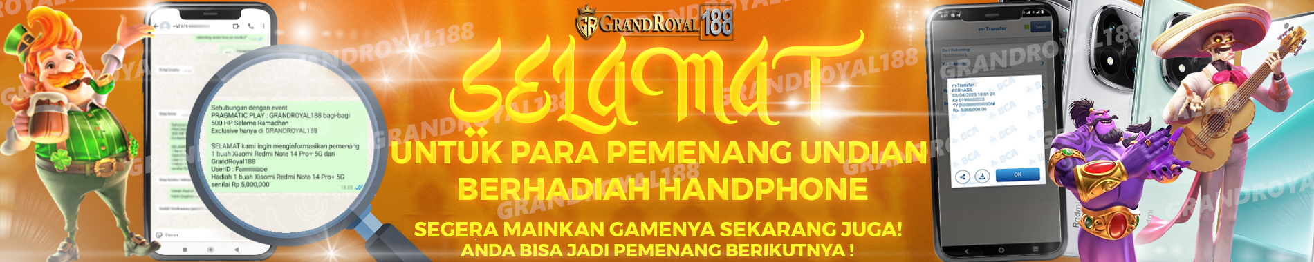 PRAGMATIC PLAY : REZEKI MILIARAN RAMADHAN BERSAMA GRANDROYAL188